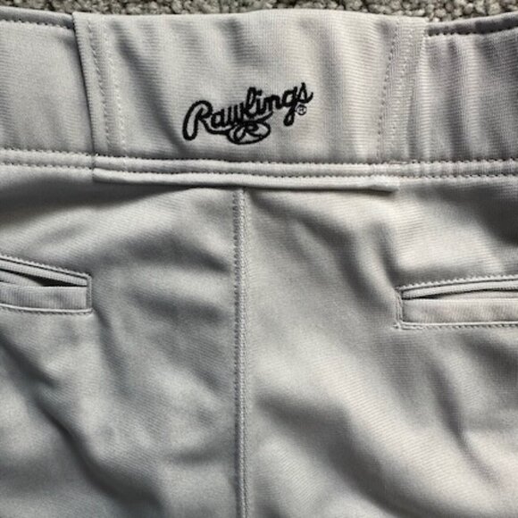 Gray Rawlings Baseball Pants - Men's Size Large - Full Length - EUC - Picture 11 of 11